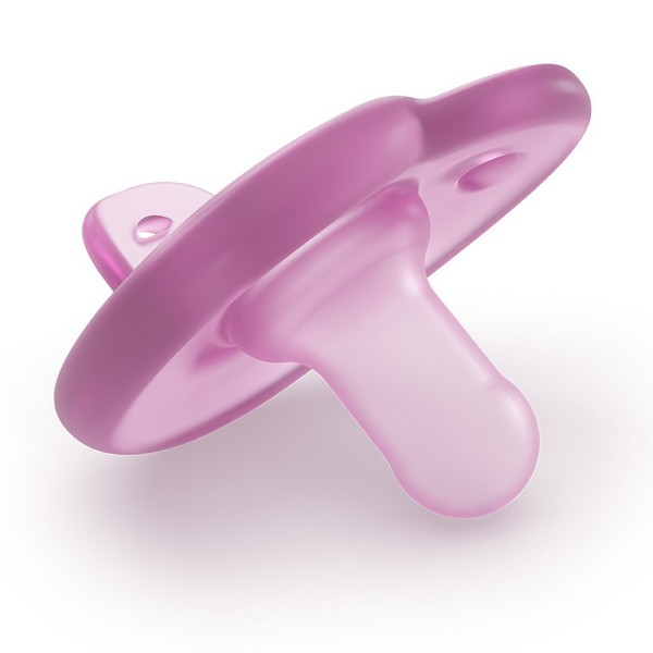 Продукт Philips Avent SOOTHIE - Комплект от 2 бр. ортодонтски силиконови залъгалки за новородени в кутия за стерилизиране - 0 - BG Hlapeta