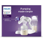 Продукт Philips AVENT Natural Response Natural Motion - Ръчна помпа за изцеждане на кърма в комплект с шише 125 мл, торбички за кърма и подплънки за кърмачки - 8 - BG Hlapeta