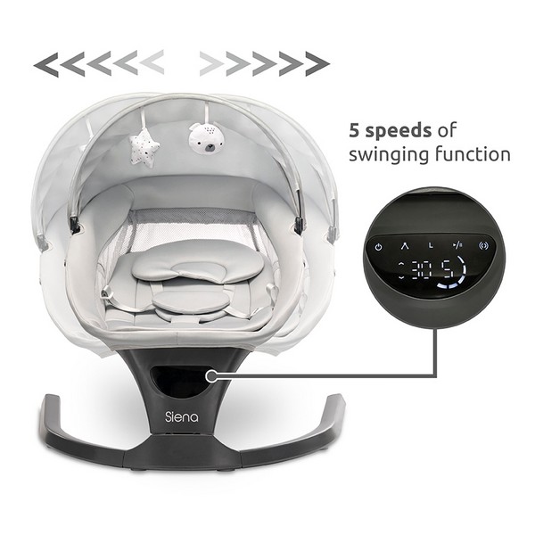 Продукт Lorelli SIENA - Електрически шезлонг с люлеене - 0 - BG Hlapeta