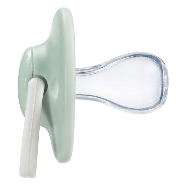 Продукт Tommee Tippee ANY TIME - Комплект от 2 бр. ортодонтични залъгалки със симетричен силиконов биберон, 0-6м, в кутия за стерилизиране - 0 - BG Hlapeta