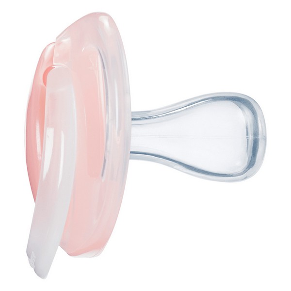 Продукт Tommee Tippee NIGHT TIME - Комплект от 2 бр. ортодонтични залъгалки със светеща в тъмното дръжка, 0-6м, в кутия за стерилизиране - 0 - BG Hlapeta