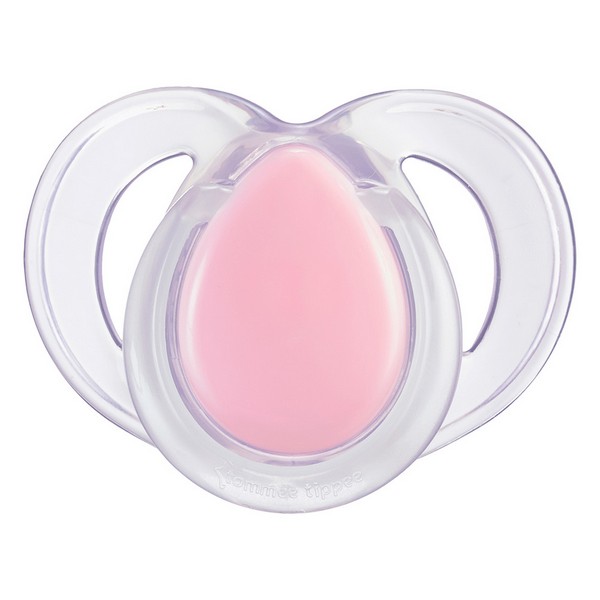 Продукт Tommee Tippee NIGHT TIME - Комплект от 2 бр. ортодонтични залъгалки със светеща в тъмното дръжка, 18-36м, в кутия за стерилизиране - 0 - BG Hlapeta