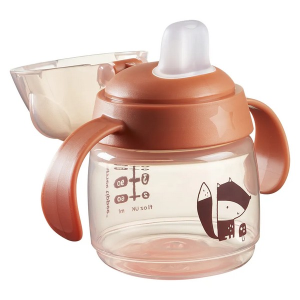 Продукт Tommee Tippee Soft Spout - Неразливаща се чаша с мек накрайник с антибактериална технология BACSHIELD, с дръжки, 150 мл, 4м+ - 0 - BG Hlapeta