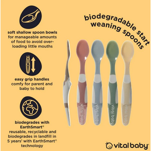 Продукт Vital Baby EarthSmart - Лъжички за първоначално захранване - 0 - BG Hlapeta