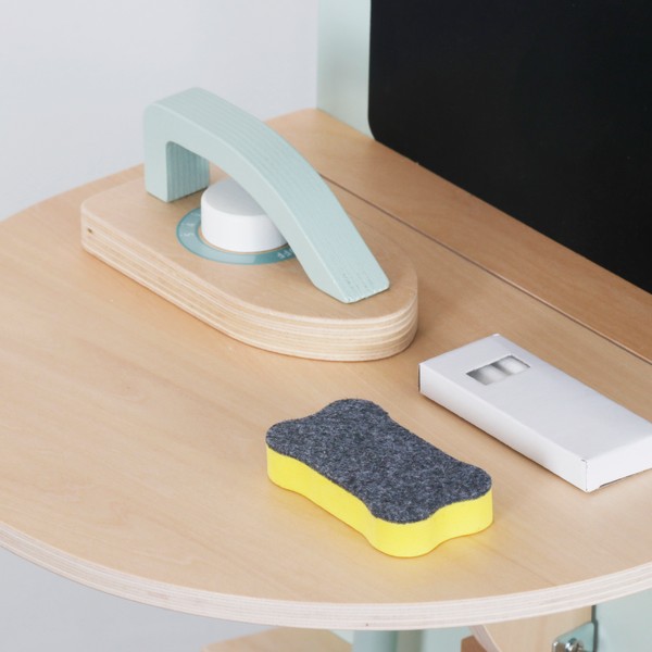 Продукт GINGER HOME - Детска Дървена Пералня 3 в 1 с Мивка с Течаща Вода и Сушилня, 86×32×90 см - 0 - BG Hlapeta