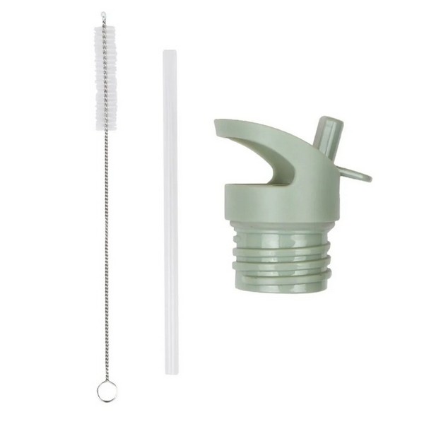 Продукт A little lovely company - Бутилка от неръждаема стомана със сламка, 350мл. - 0 - BG Hlapeta