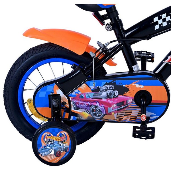 Продукт E&L Company 12 инча - Детски велосипед с помощни колела, Hot Wheels - 0 - BG Hlapeta