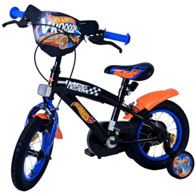 E&L Company 12 инча - Детски велосипед с помощни колела, Hot Wheels