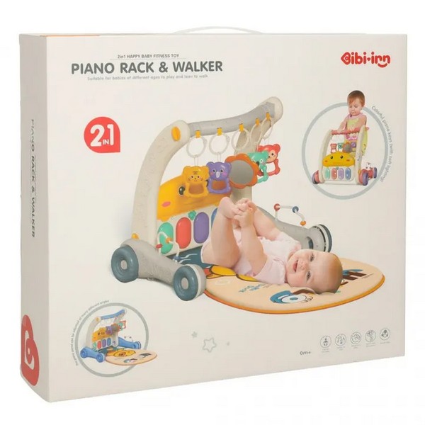Продукт TEANTOYS - Активна гимнастика и проходилка 2 в 1 с музикално пиано - 0 - BG Hlapeta