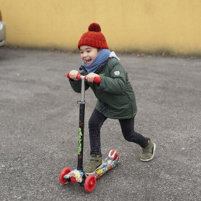 BYOX - Алуминиева тротинетка Rapture с водно трансферен принт