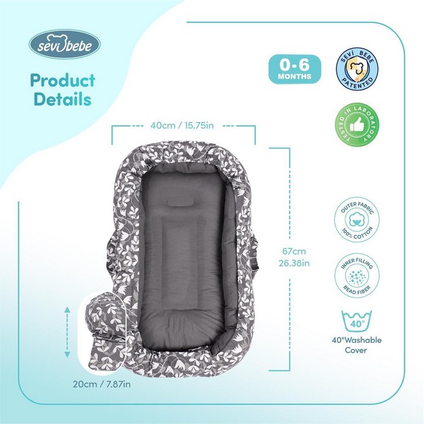 Продукт Babyhome - Антирефлукс легло за новородено - 0 - BG Hlapeta