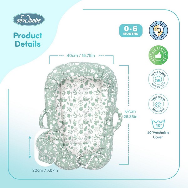 Продукт Babyhome - Антирефлукс легло за новородено - 0 - BG Hlapeta