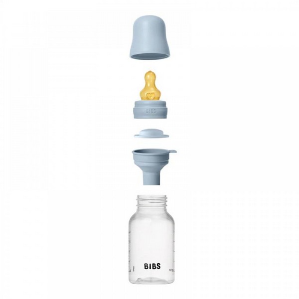 Продукт BIBS - Комплект с Бебешка Бутилка 150мл Бавен Поток, Каучук - 0 - BG Hlapeta