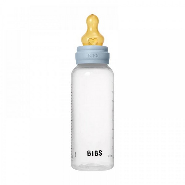 Продукт BIBS - Комплект с Бебешка Бутилка 270мл Среден Поток Каучук - 0 - BG Hlapeta