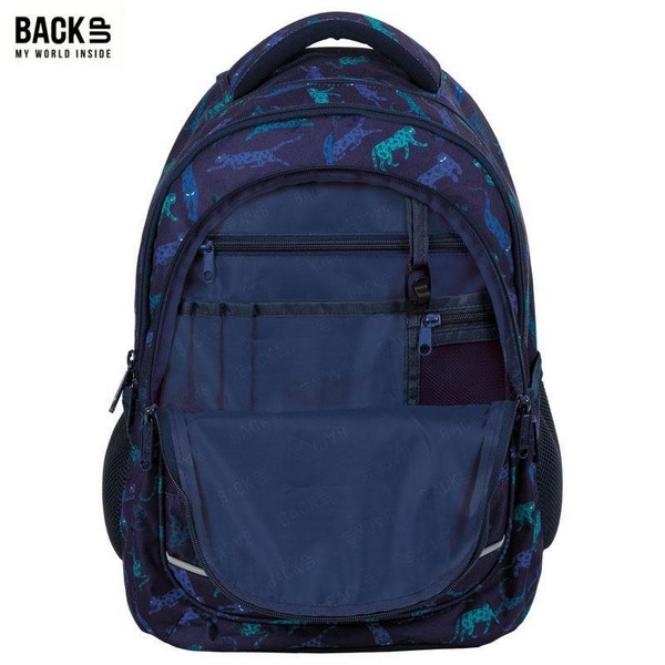 Продукт BackUP Leopard A36 - Ученическа раница с 3 отделения - 0 - BG Hlapeta