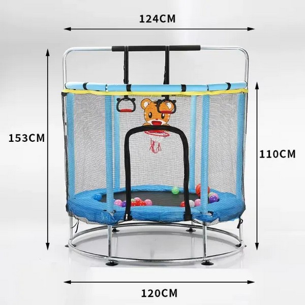 Продукт TEANTOYS - Батут с център за игра с активности 5 в 1 за деца - 0 - BG Hlapeta