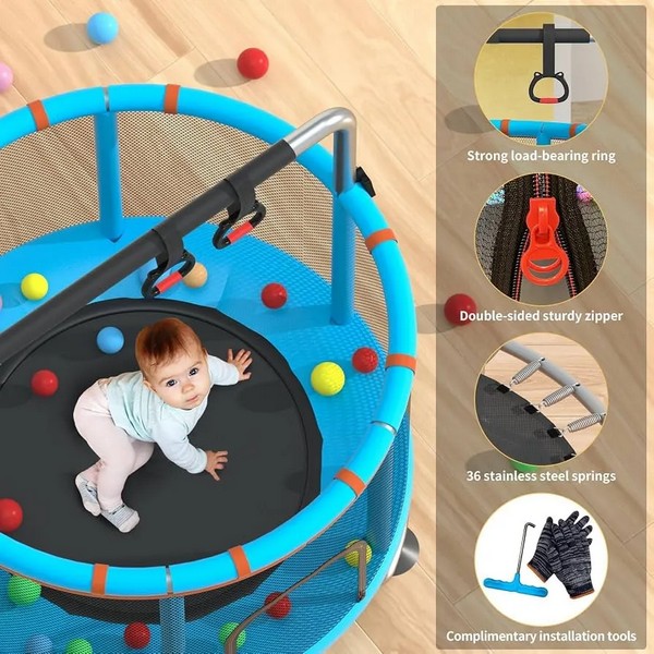 Продукт TEANTOYS - Батут с активности 5 в 1 за деца - 0 - BG Hlapeta