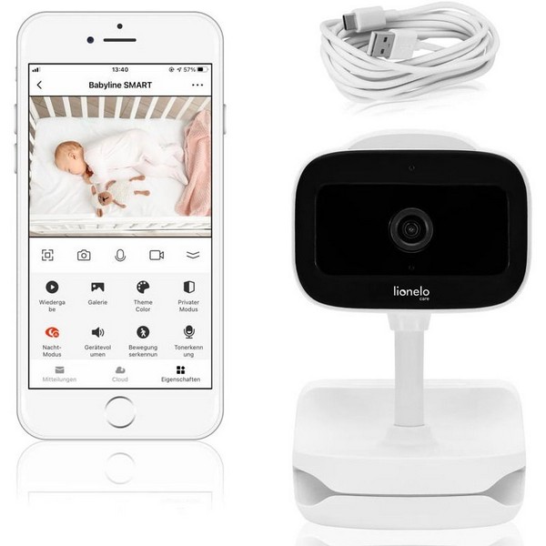 Продукт Lionelo Babyline Go - Бебефон с камера - 0 - BG Hlapeta