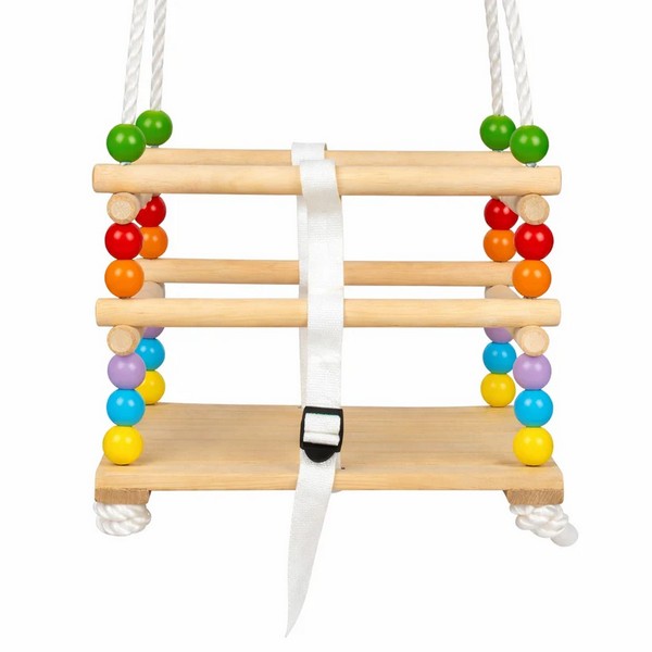 Продукт GINGER HOME - Детска Дървена Люлка с Колан и Бордове - 0 - BG Hlapeta