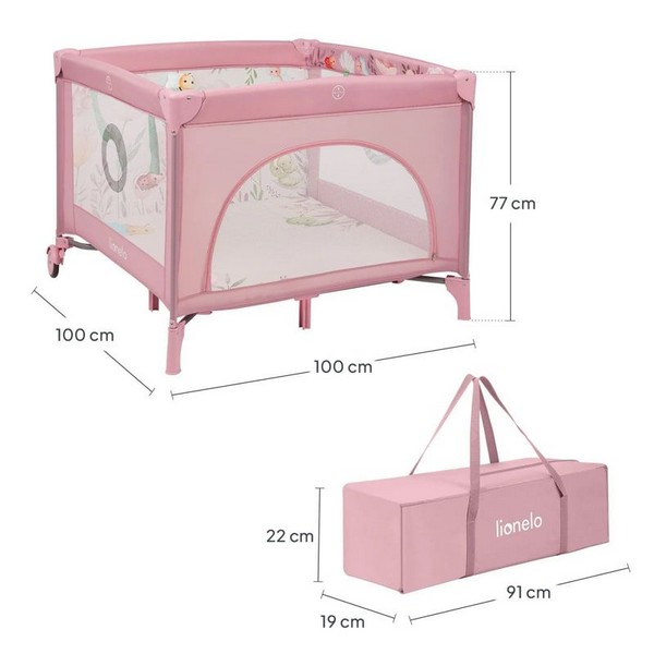 Продукт Lionelo Mille Plus - Кошара за игра - 0 - BG Hlapeta