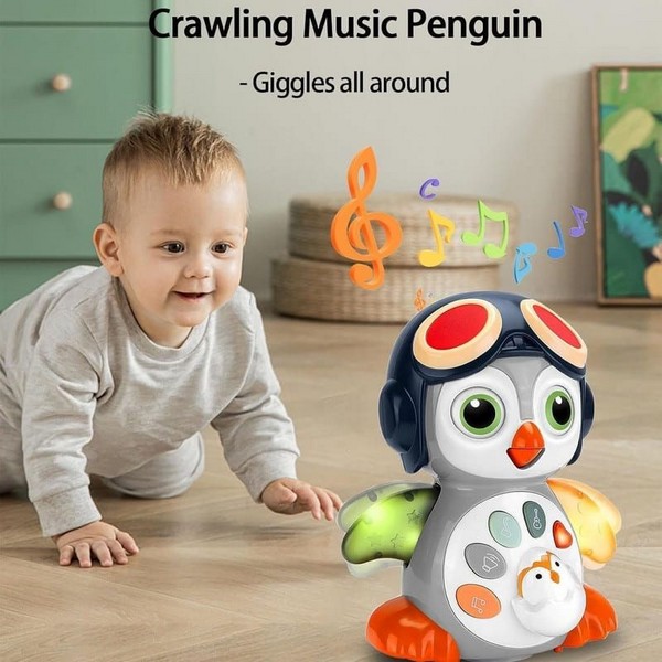 Продукт RTOYS Rocking Penguin - Бебешко интерактивно пингвинче, с музика и звуци - 0 - BG Hlapeta