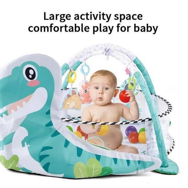 Продукт TEANTOYS - Бебешка Активна Гимнастика 4-в-1 с Топки и Меки Стени Дино Дизайн - 0 - BG Hlapeta