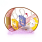 Продукт TEANTOYS - Бебешка активна гимнастика с музикално пиано и висящи играчки със светлинен ефект  - 2 - BG Hlapeta