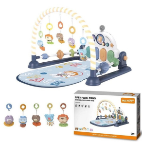 TEANTOYS - Бебешка Активна Гимнастика с Пиано 5-в-1, 0+ месеца