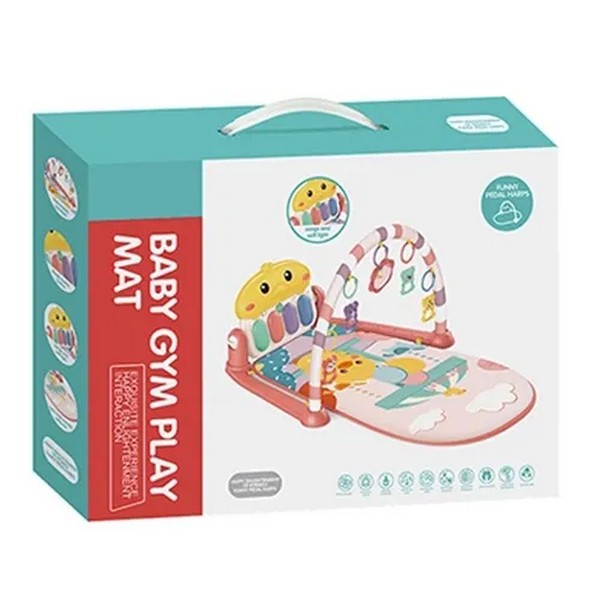 Продукт TEANTOYS - Бебешка активна гимнастика с пиано, музика, светлини и висящи играчки - 0 - BG Hlapeta