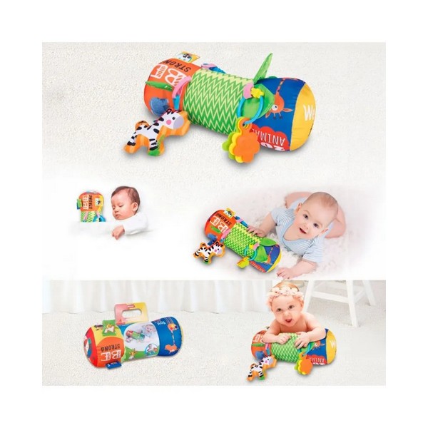 Продукт TEANTOYS - Бебешка активна възглавница за игра с дрънкалки и животни - 0 - BG Hlapeta
