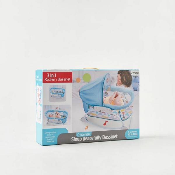 Продукт TEANTOYS - Бебешка люлка 3 в 1 с музика, люлееща функция и мрежа против насекоми - 0 - BG Hlapeta