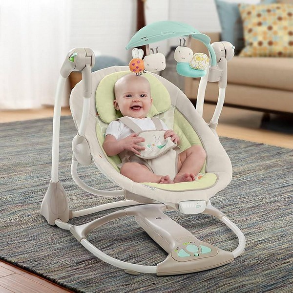 Продукт TEANTOYS Ingenuity ConvertMe Swing 2 Seat Seneca - Бебешка люлка и вибриращ шезлонг 2 в 1 - 0 - BG Hlapeta