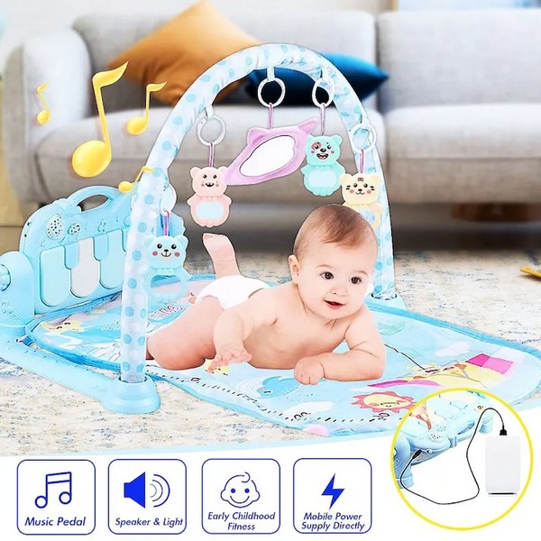 Продукт TEANTOYS - Бебешка музикална активна гимнастика с пиано и играчки - 0 - BG Hlapeta