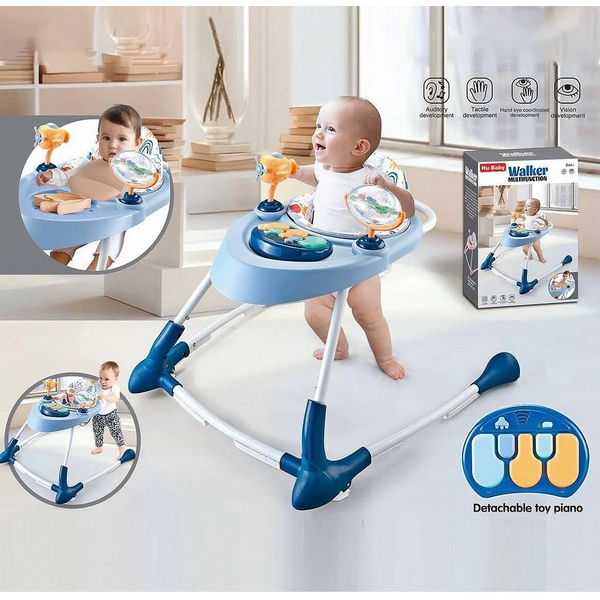 Продукт TEANTOYS - Бебешка проходилка с интерактивни играчки и музикално пиано - 0 - BG Hlapeta