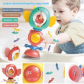 Продукт TEANTOYS - Бебешка сензорна играчка с вакуумна основа Птичка - 8 - BG Hlapeta