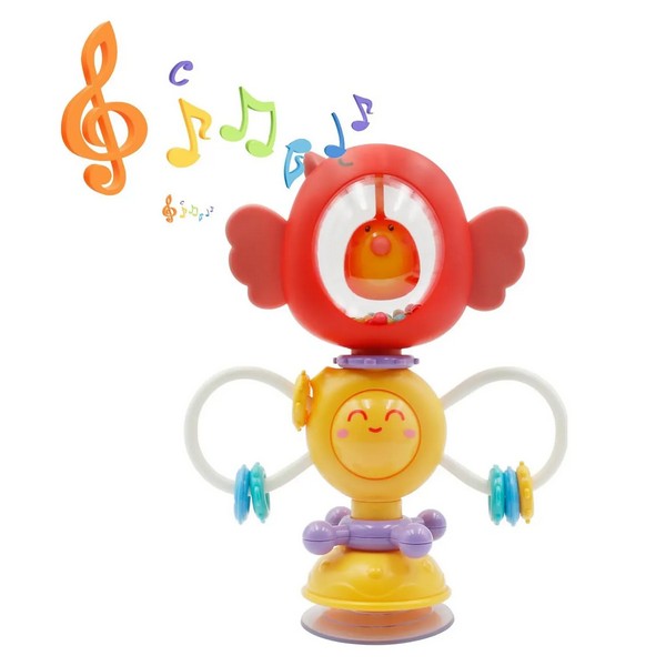 Продукт TEANTOYS - Бебешка сензорна играчка с вакуумна основа Птичка - 0 - BG Hlapeta