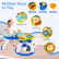 TEANTOYS - Бебешки активен център 3 в 1 с проходилка и музикална маса – регулируема височина 6