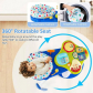 Продукт TEANTOYS - Бебешки активен център 3 в 1 с проходилка и музикална маса – регулируема височина - 1 - BG Hlapeta