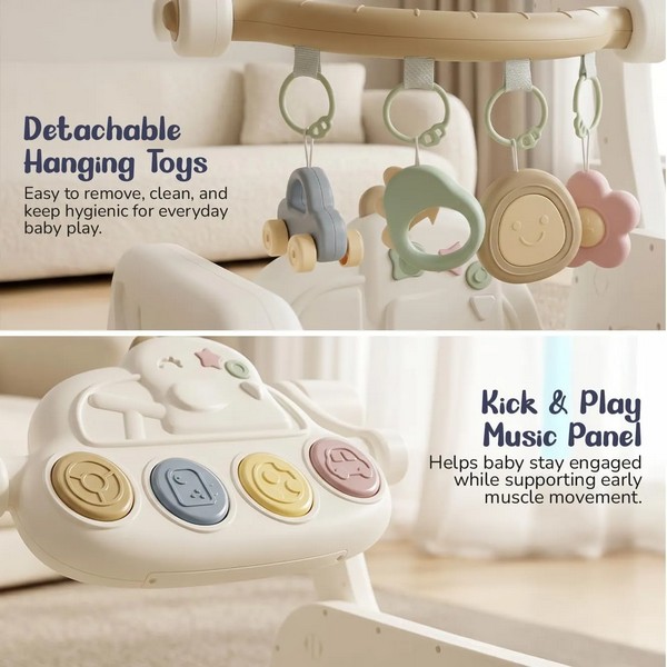 Продукт TEANTOYS Baybee - Бебешки център за активност 5 в 1 - 0 - BG Hlapeta