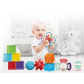 Продукт TEANTOYS Kids Melody - Бебешки сензорен комплект кубчета, топки, дрънкалки и моторна играчка, 0м+ - 1 - BG Hlapeta