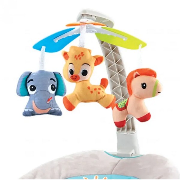 Продукт TEANTOYS - Бебешки шезлонг 2 в 1 с музика и вибрации - 0 - BG Hlapeta