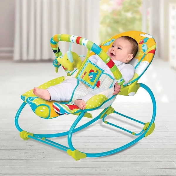 Продукт TEANTOYS Mastela - Бебешки шезлонг и люлка 2 в 1 с музика, вибрации и играчки - 0 - BG Hlapeta