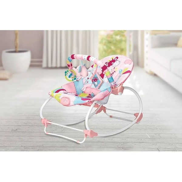 Продукт TEANTOYS Mastela - Бебешки шезлонг и люлка 2 в 1 с музика, вибрации и играчки - 0 - BG Hlapeta