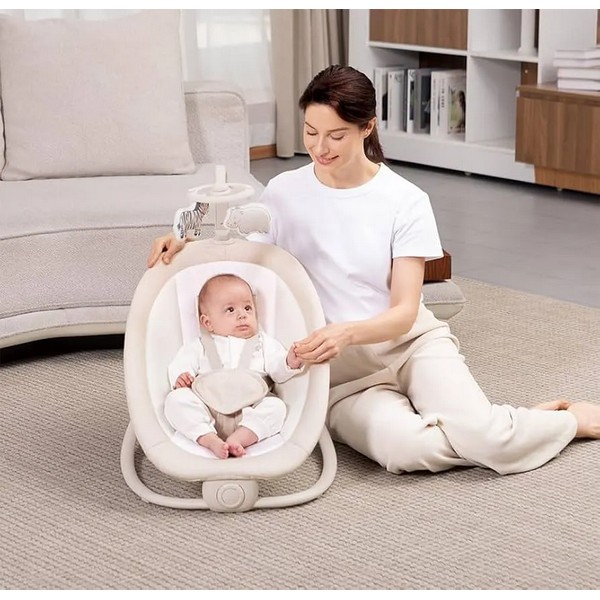 Продукт TEANTOYS Mastela Fold Up Rocker - Бебешки шезлонг с вибрации, мелодии и играчки - 0 - BG Hlapeta