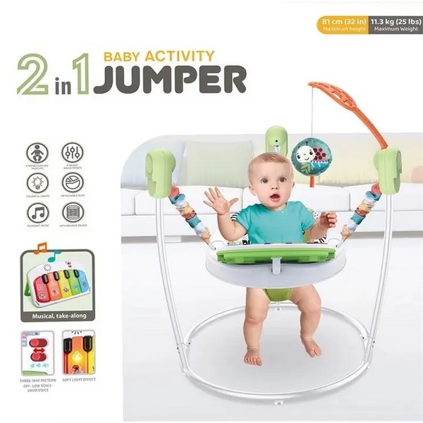 Продукт TEANTOYS - Бебешко бънджи с музика и светлини - 0 - BG Hlapeta