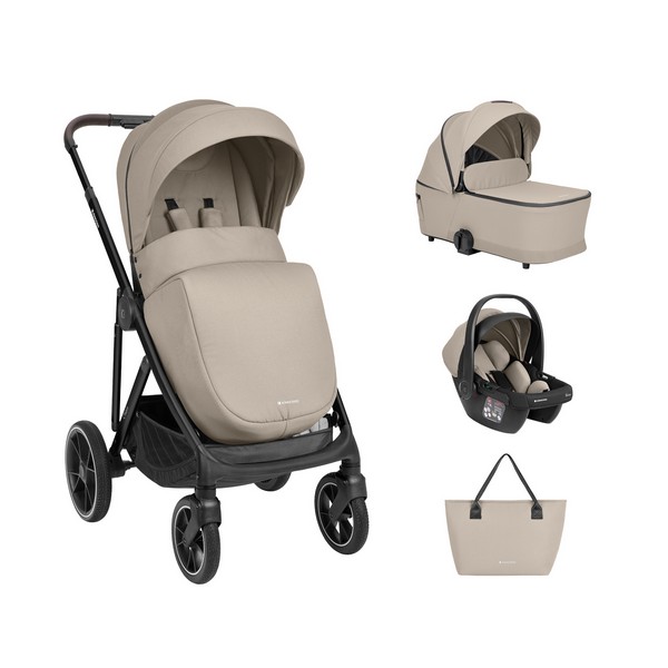 Продукт Kikkaboo Chiara - Комбинирана количка 3в1 с кош за новородено - 0 - BG Hlapeta