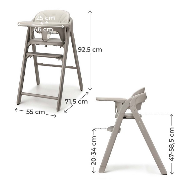 Продукт Kinderkraft TINO - Столче за хранене - 0 - BG Hlapeta