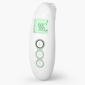 Momcozy - Безконтактен дигитален термометър за чело и ухо 