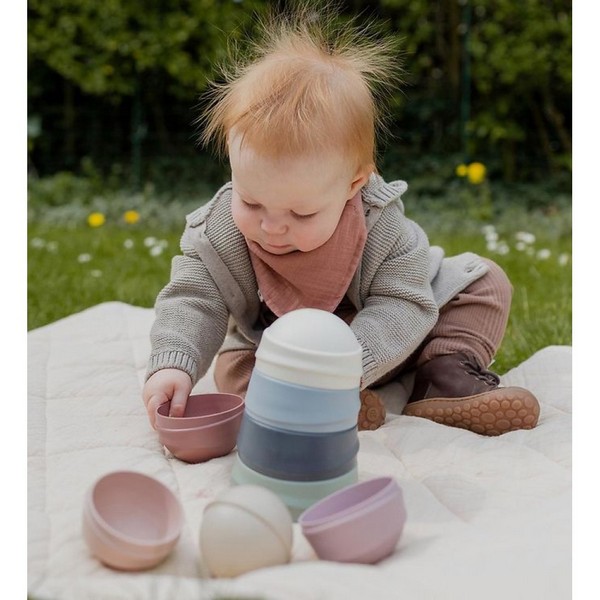 Продукт BIBS Wooby Pastel Rainbow - Мултиактивна Кула - 0 - BG Hlapeta