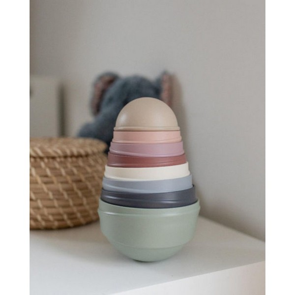 Продукт BIBS Wooby Pastel Rainbow - Мултиактивна Кула - 0 - BG Hlapeta